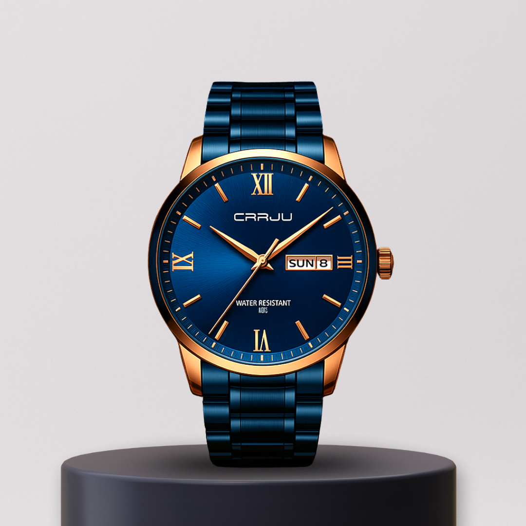 Imperial Azure | Men’s Elegant Quartz Watch