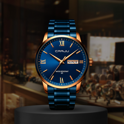 Imperial Azure | Men’s Elegant Quartz Watch