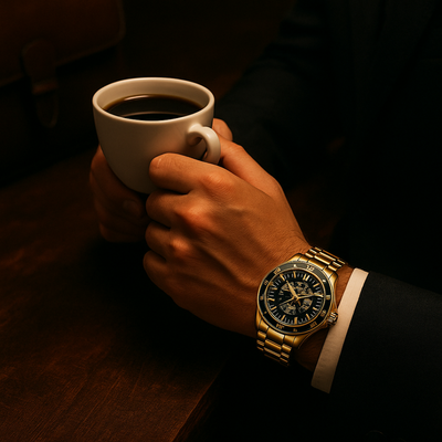 Gilded Core | Mechanical Open-Heart Watch