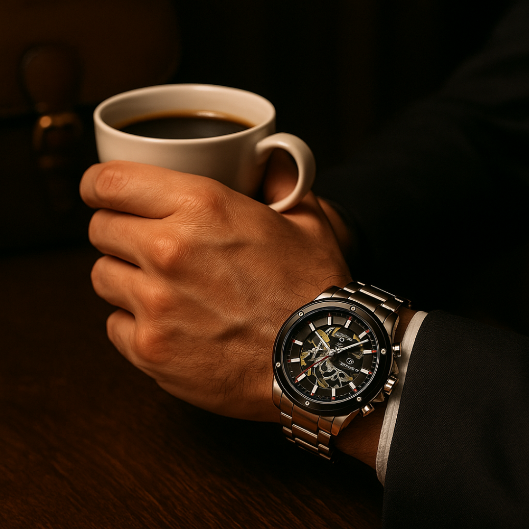 Titan Veins | Hollow Skeleton Quartz Watch