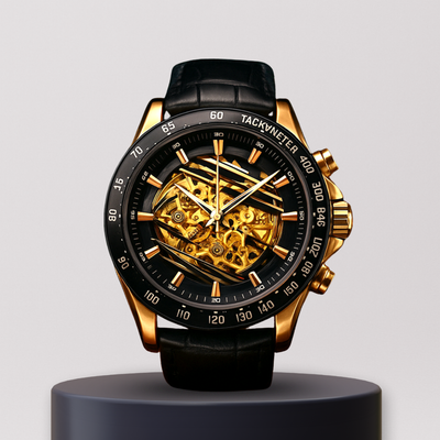 Aurum Velocity | Mechanical Skeleton Chronograph