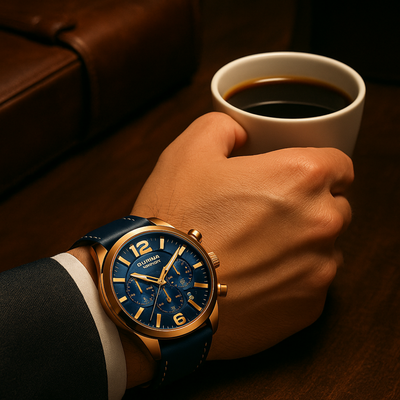 Titan Brass | Modern Stainless Steel Quartz Watch