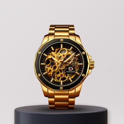 Eclipse Gear | Openwork Skeleton Quartz Watch