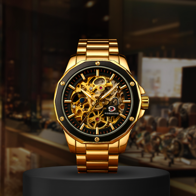 Eclipse Gear | Openwork Skeleton Quartz Watch