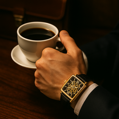 Aureus Square | Open-Heart Mechanical Watch