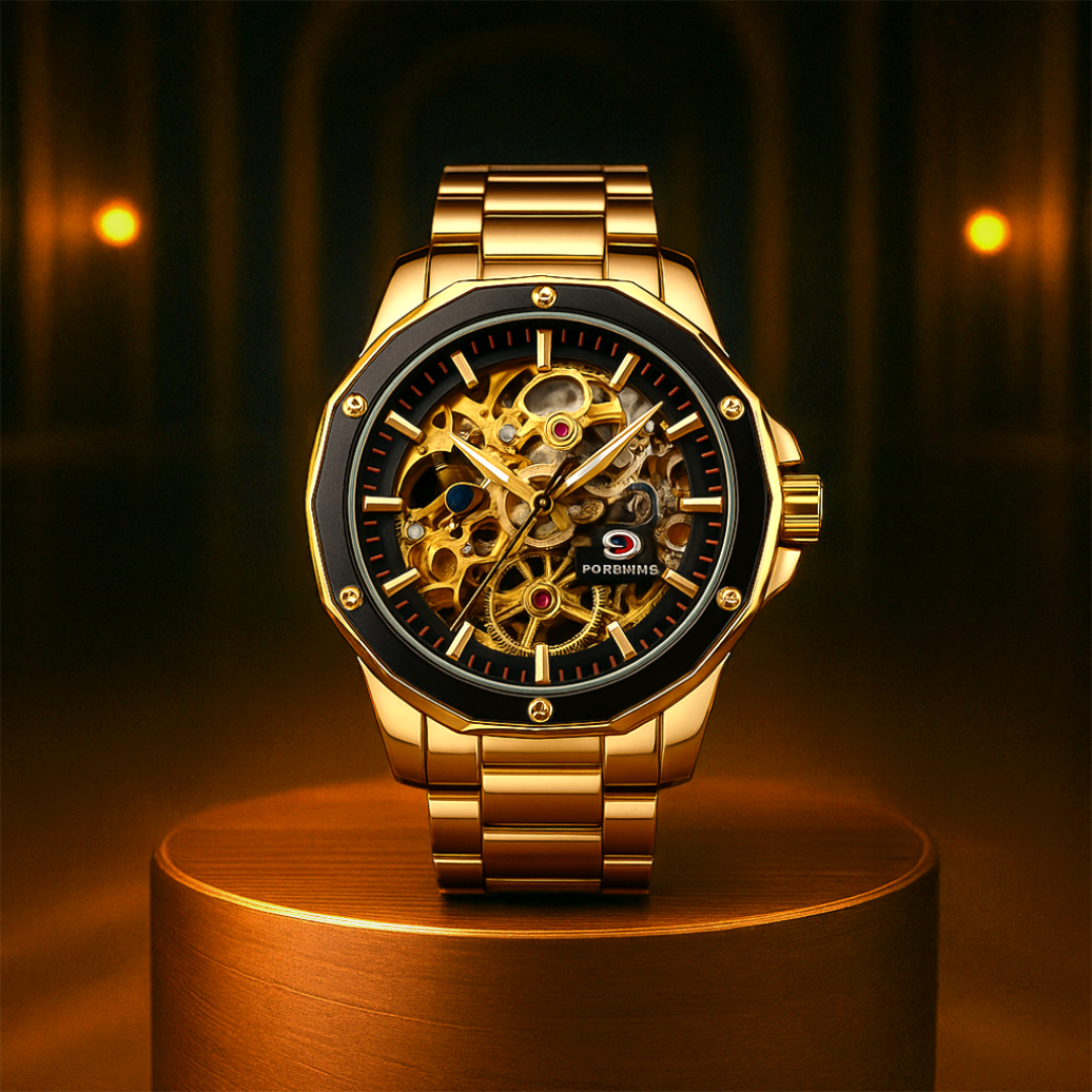 Eclipse Gear | Openwork Skeleton Quartz Watch