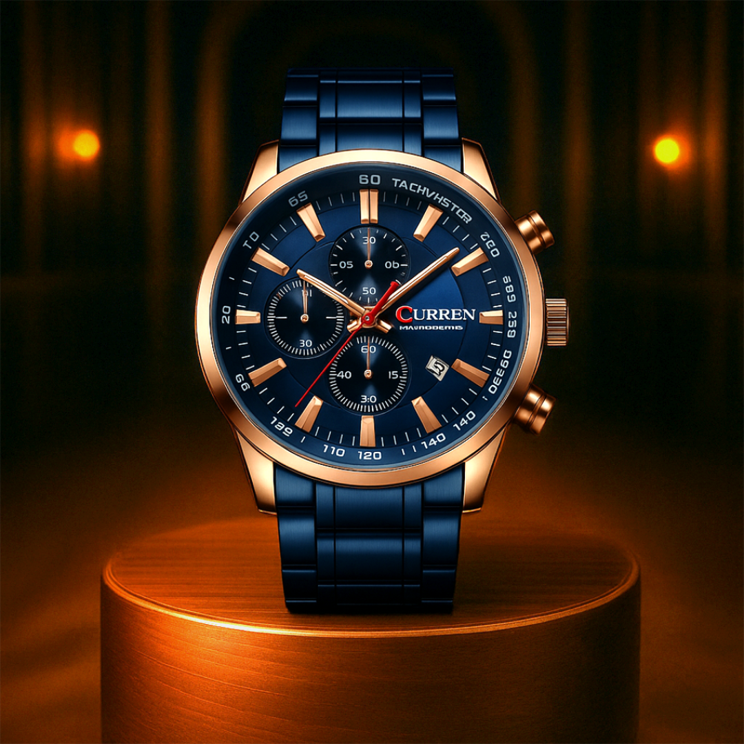 Azure ChronoDrive | Sleek Chronograph Watch