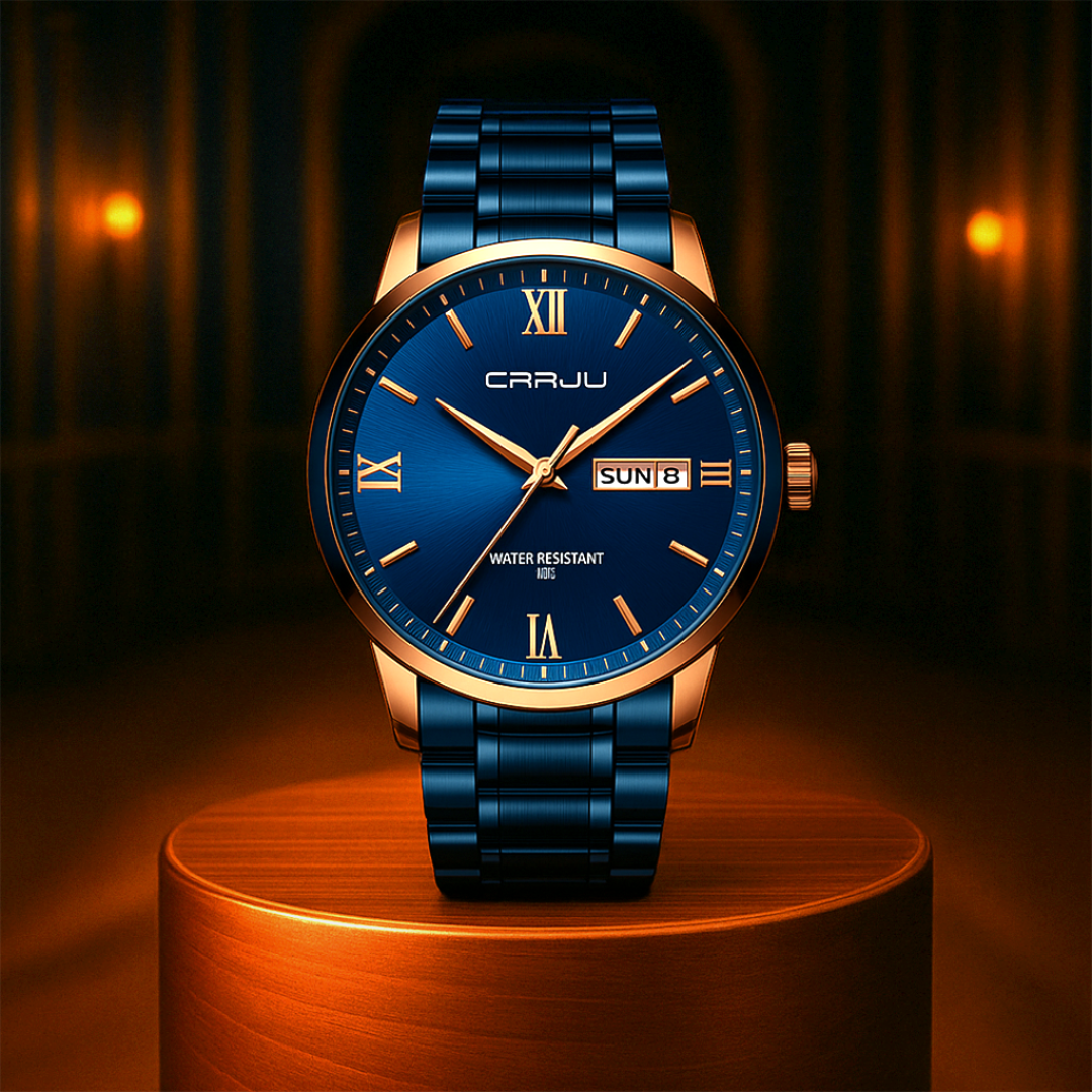 Imperial Azure | Men’s Elegant Quartz Watch